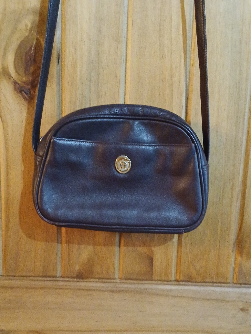Vintage Etienne Aigner Leather Crossbody Bag Purse
